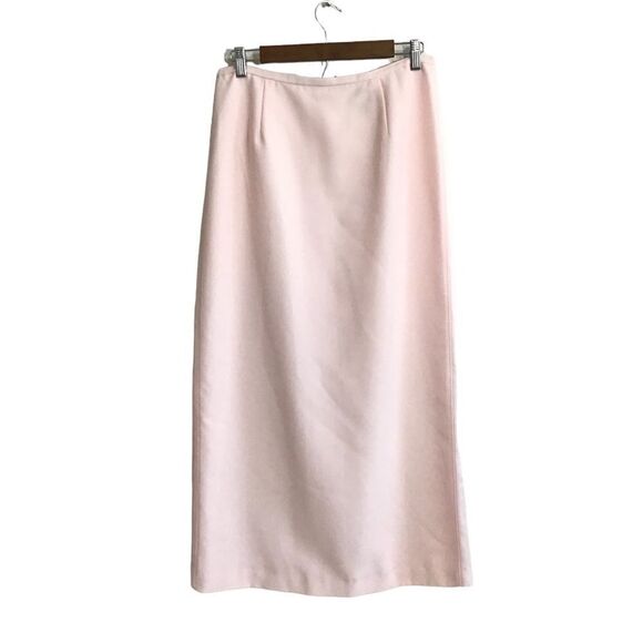 Bloomingdale’s Pink 3-Piece Skirt And Pants Suit Size 10 Barbiecore Baby Pink - Picture 2 of 11